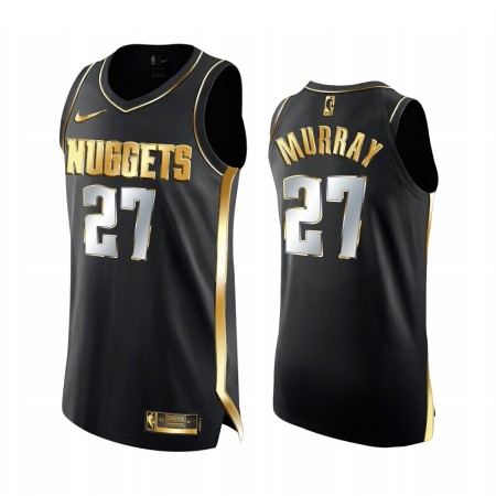 Maillot Basket Denver Nuggets Jamal Murray 27 2020-21 Noir Golden Edition Swingman - Homme